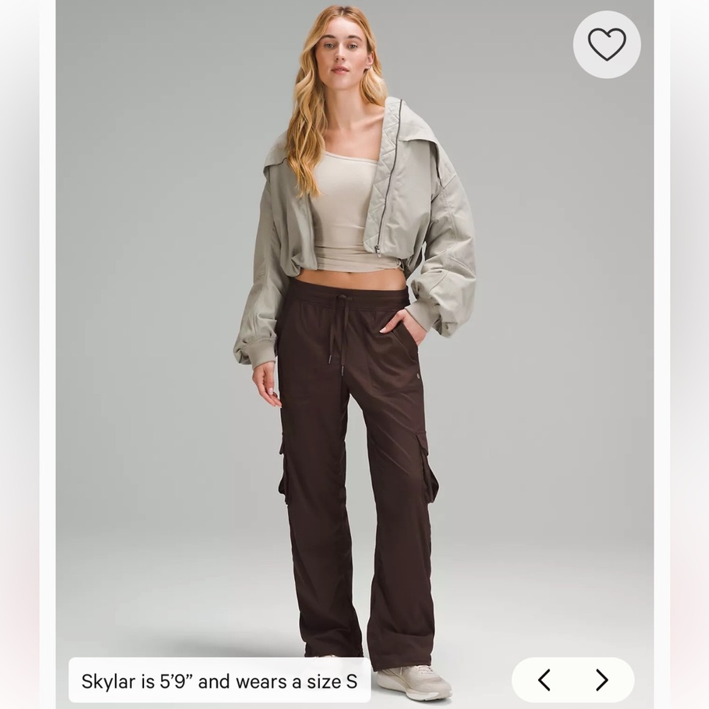 lululemon Dance Studio Relaxed-Fit Mid-Rise Cargo Pant in Espresso